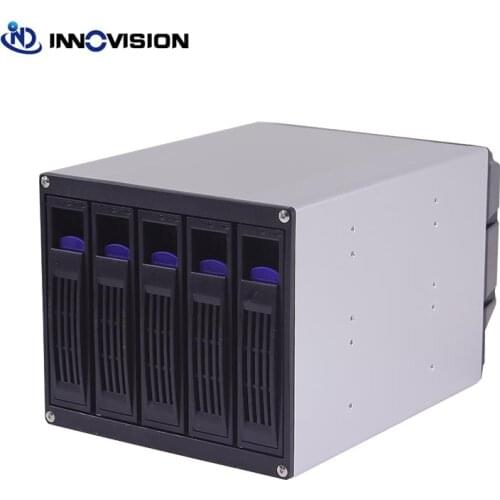 3.5inch/2.5inch Internal HDD Hard Drive Cage For 5x SATAII Hot Swap HDD enclosure