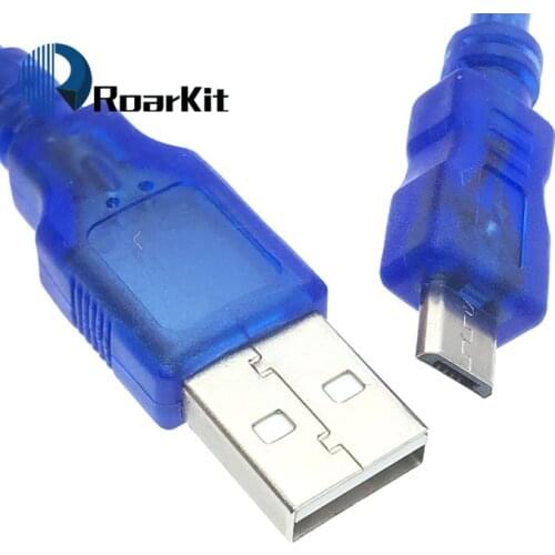 Micro USB Cable for pro micro leonardo DUE R3 D1 mini NodeMcu V3 TP4056 18650 Board 30cm
