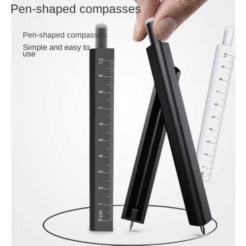 Compasses students professional drawing junior high school students compasses ruler set lovely multi-functional advanced simple
