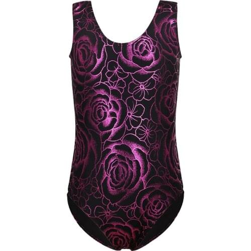 New 2-11Y Girls Child Ballet Tutu Dress Leotards for Dance Gilding Sleeveless Gymnastics Leotards Costume Professional Dancesuit