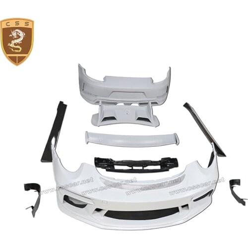 New Fashion Porsche-911 911.2 GT3 Style Body Kit for front rear bumper rear wing spoilers side skirt fiberglass auto bodykits