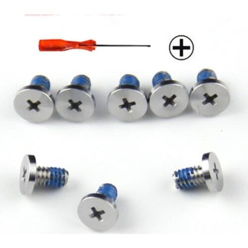 New Orignal Bottom Case Screws Set For Macbook White 13.3" A1342 Lower Cover + Screwdriver & Free Shipping