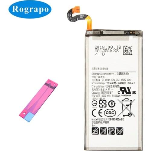 Original 3000mAh Battery EB-BG950ABE for Samsung Galaxy S8 SM-G9508 G9508 G9500 G950U G950F Akku Mobile Phone