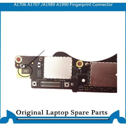 Original Fingerprint Connector Soldered in motheboard for Macbook Pro Retina A1706 A1707 A1990 A1989
