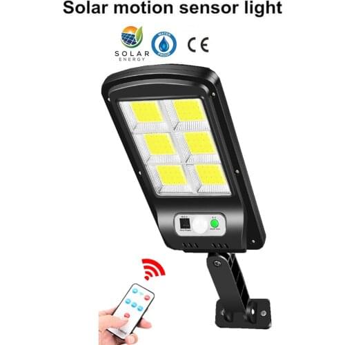 Tabular oblong 120LED Solar Lights Motion Sensor Waterproof Solar Powered Lamp for Garden Decoration Street Wall Outdoor Lightin