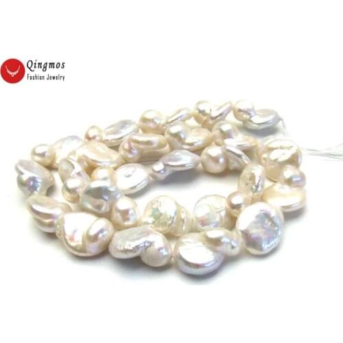 Big 8*15mm White Baroque Natural Freshwater Pearl Loose beads strands 14'' -los784 Free shipping