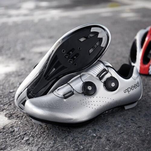 Road Cycling Shoes Racing Sliver Bike Bicycle Men Sapatilha Ciclismo Sneakers Women Breathable Bicicleta Carretera