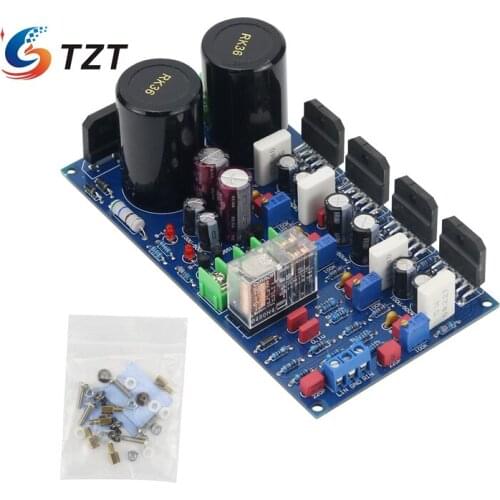 TZT Assembled 120W+120W LM3886 Dual Parallel Pure Power Amplifier Board w/ Protection