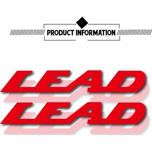 3D motorcycle bicycle reflective waterproof sticker tank suitcase helmet logo for honda lead LEAD 100