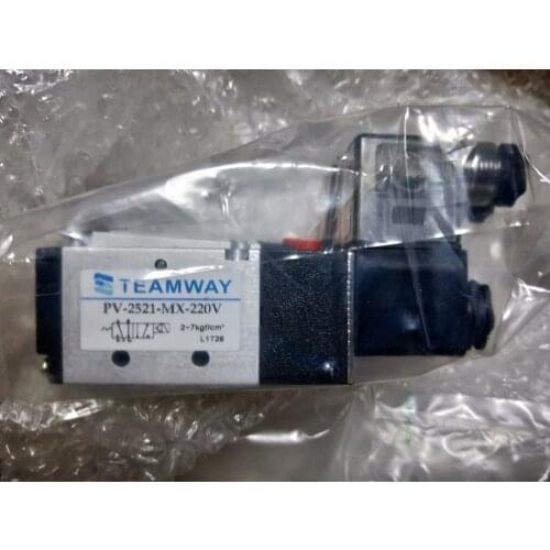 TEAMWAY Solenoid valve pneumatic valve PV-2521-MX-220V 2-7kgf/cm² L1728