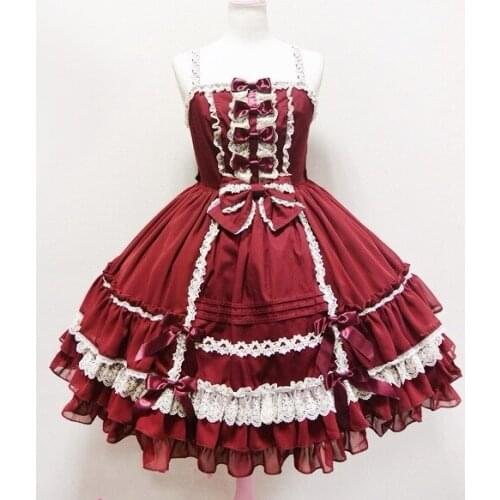 Free Shipping Women Summer Dress Vintage Lace Lolita Dress Medieval Gothic Dress Princess Cosplay Halloween Costumes for Girl