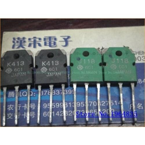 2pcs/lot=a pair 2SK413 2SJ118