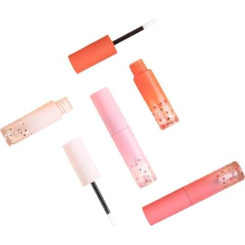 3ml New Arrival Gradient Lip Gloss Wand Tube Filling Packaging Bottle Cosmetic Container Empty Plastic Lipgloss Containers 50pcs