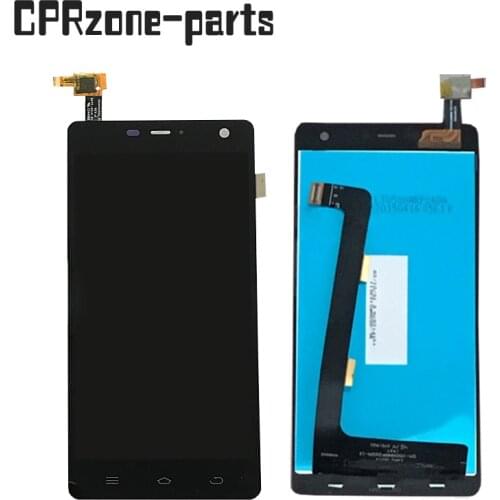 5.0" Black / White For THL 5000 LCD Display With Touch Screen Digitizer sensor panel Assembly
