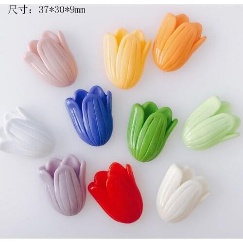 8 pieces/lotaresin flower shaped earring accessories materials