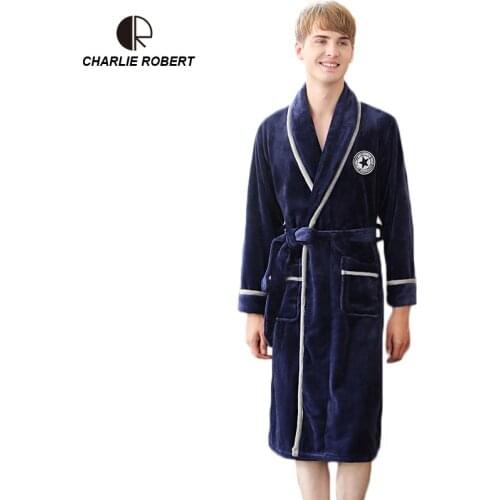 Мужские домашние халаты CHARLIE ROBERT China At AliExpress