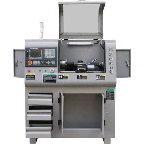 CNC210 Mini Benchtop CNC Lathe with GSK980TDC