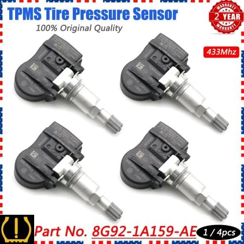 Xuan TPMS Tire Pressure Sensor 8G92-1A159-AE for Ford Mondeo Galaxy S-Max Volvo V60 S80 Land Rover LR4 Peugeot 207 Citroen C4