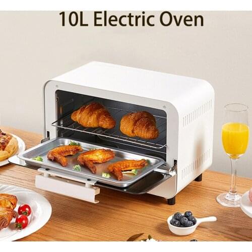Electric Oven 10L for Baking Multifunctional Frying Pan Cake Machine Mini Ovens Automatic Temperature Control 220V 750W KX10
