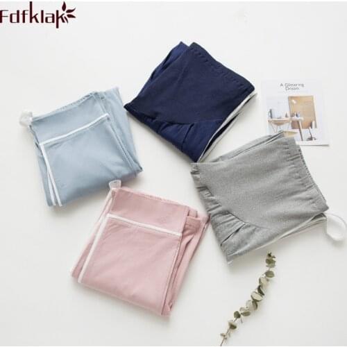 Fdfklak Spring Summer New Pregnant Clothing Women Pregnant Pants Maternity Pant Women Maternity Trousers Plus Size M-5XL F374
