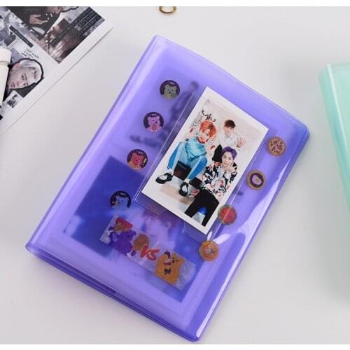 64 capacity photo Album Transparent Kpop Card holder for Store 3 inch Lomo Card photocard For show