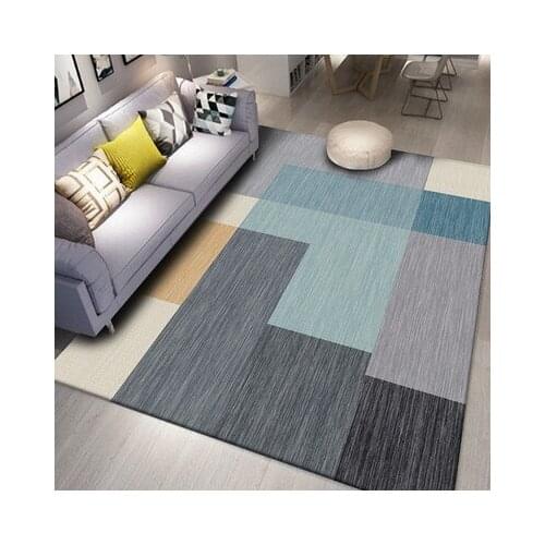 Home Decoration Carpet/sea Blue Fiord Thicken Weaving Living Carpet , Big Size Art Office Room Carpet, Blue Bedside Rug