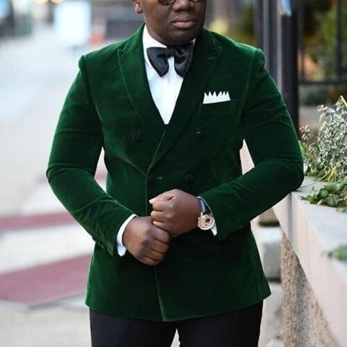 Handsome Groomsmen Peak Lapel Groom Tuxedos Wedding Dress Men Suits Blazer Prom Dinner (Jacket+Pants+Tie) K213