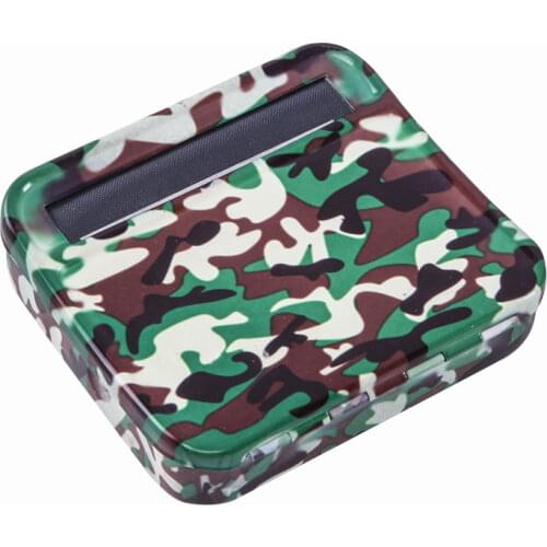 Camouflage 70mm 78mm cigarette Rolling machine metal Roller semi-automatic Tobacco cigarette Case box accessories Smoke rl16