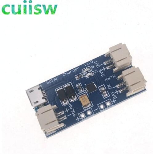 CN3065 Mini Solar Lithium Battery Charger Board Lipo Battery Charging Module Solar Panel Micro USB for Outdoor Camping Sports