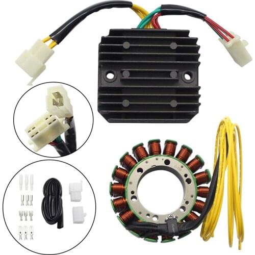 Motorcycle Magneto Stator Generator Ignition Coil+Regulator Rectifier For Honda XLV600 XL600 Transalp XRV650 Africa Twin
