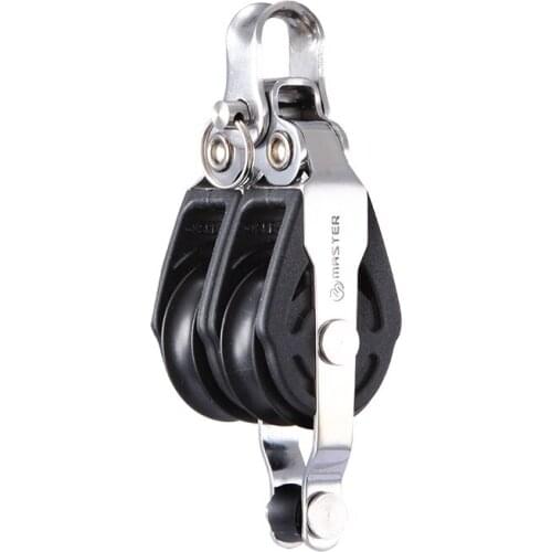 Sailboat Dinghy 29mm 1 1/8 Inch Deluxe Double Becket Block Small Boat Block Master SPB-2904F