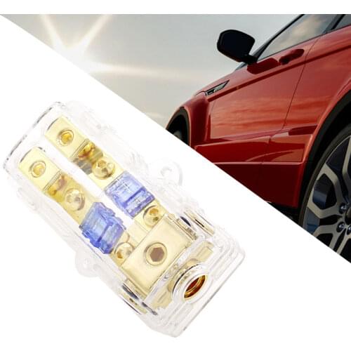 60A Car Truck Audio Amplifier Circuit Breaker Fuse Holder Stereo Amplifier Refit Fuse Adapter In 2 Ways for Car Boat Vehicles