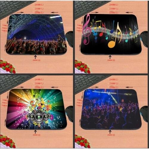 Music symbol Design Anti-slip Durable New Arrival Customized Rectangular Mouse Pad Computer PC Nice Gaming As Gift