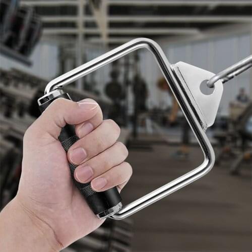 Gym Home Fitness Handle D-Shaped Pull-down Handle Grip-Equipment Biceps Triceps Muscle Strength Training Fitness Accessories