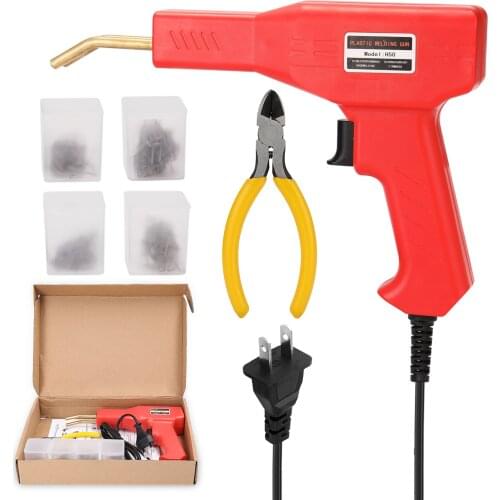 Handy Plastics Welders Garage Tools Hot Staplers Machine Staple PVC Repairing Machine Car Bumpers Repairing Stapler Welding Tool