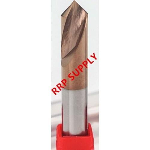 2pcs 8mm positioning center drill, 90 degree, HRC55 tungsten steel chamfering cutter, free shipping