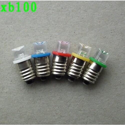 Screw E10 LED light bulb lamp lights sky lights medical teaching instrument signal 3V4.5V6.3V