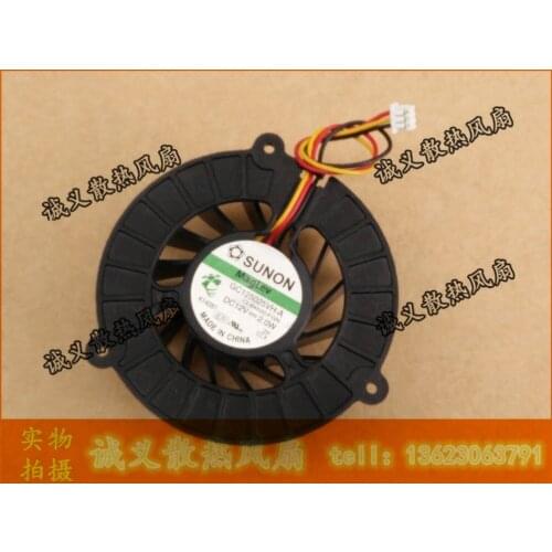 SUNON GC125025VH-A 12V 2.0W 13B4520.F.GN COOLING FAN