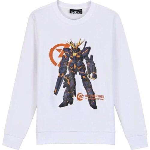 High Quality Men T-shirt Fashion Design Slim Fit Soild T-shirts Male Tops Tees Long Sleeve T Shirt for Men Gundam