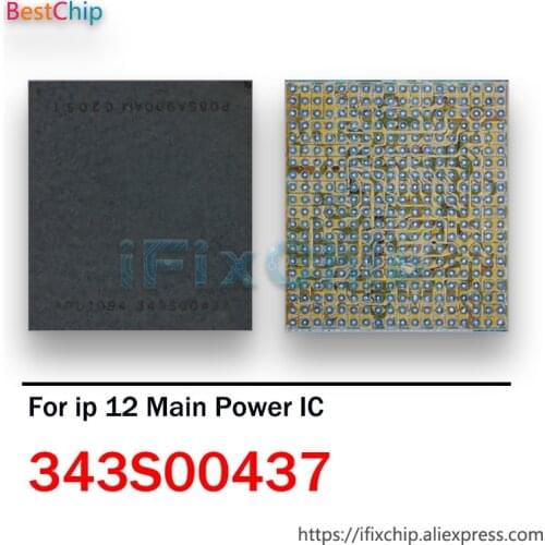 1-10pcs/lot 343S00437 For iPhone 12 12 mini 12 pro 12 pro max Main Power PMU IC Large Big Power Supply Chip