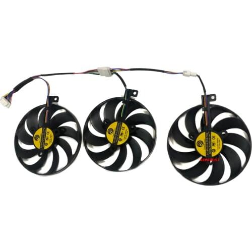 1Set T129215SU PLD09210S12H FDC10H12S9-C GPU Cooler Fan For ASUS ROG STRIX RTX 2080 2080 Ti GAMING 3060 OC Edition Cards Replace