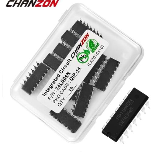 10PCS SN74LS04N DIP14 74LS04N 74LS04 SN74LS04 DIP Integrated Circuit IC Semiconductor New Original In Stock