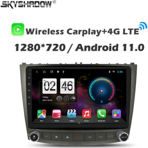 360 Panoramic Camera 6G+128G Android 10 Car DVD Player GPS WIFI Bluetooth RDS Radio For Lexus IS250 IS300 IS200 IS350 2006-2012
