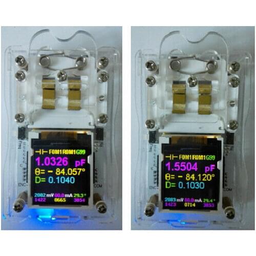 200K 100k ESR LCR DDM Resistance Capacitance Inductance ESR Meter +battery