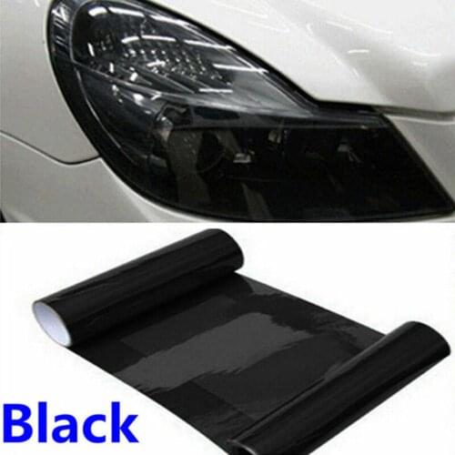 30*100cm Dark Smoke Black Tint Headlights Taillights Fog Light Car Vinyl Film Sheet Sticker Car Body Film Cover Car Styling