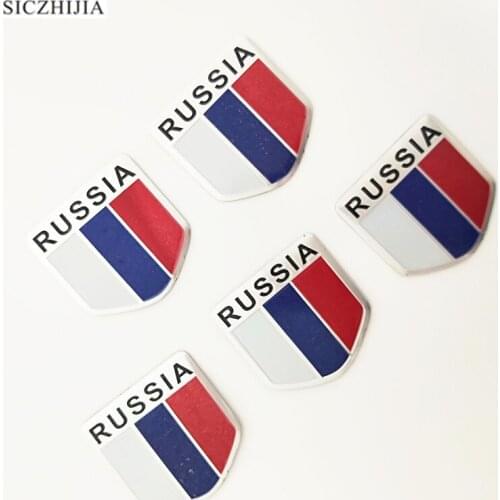 Car motorcycle russian flag sticker for Opel Astra VAUXHALL MOKKA Zafira Insignia Vectra Antara