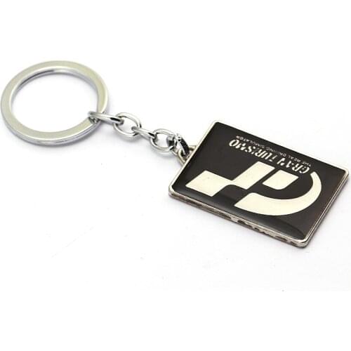 Game GT Gran Turismo Keychain Racing souvenir metal Key Ring car keychain Cool jewelry
