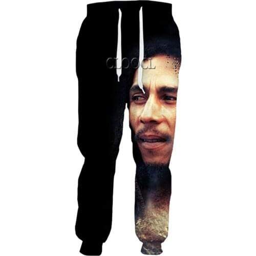 CLOOCL Singer Reggae Creator Bob Marley Trousers Men Women 3D Print Fashion Sweatpants Harajuku Jogging Pants Drop Shipping