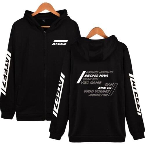 Kids Hoodies ATEEZ Kpop Hoodie Print Hooded Women Men Sweatshirts Clothes Fashion Harajuku ATEEZ Hoodies Sweatshirt Clothing