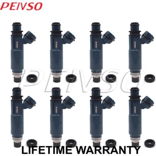 8x 23250-50040 23209-50040 fuel injector for TOYOTA NA 4RUNNER 02~09 LAND CRUISER 98~07 TUNDRA 99~06 SEQUOIA 00~07 2UZ 4.7L